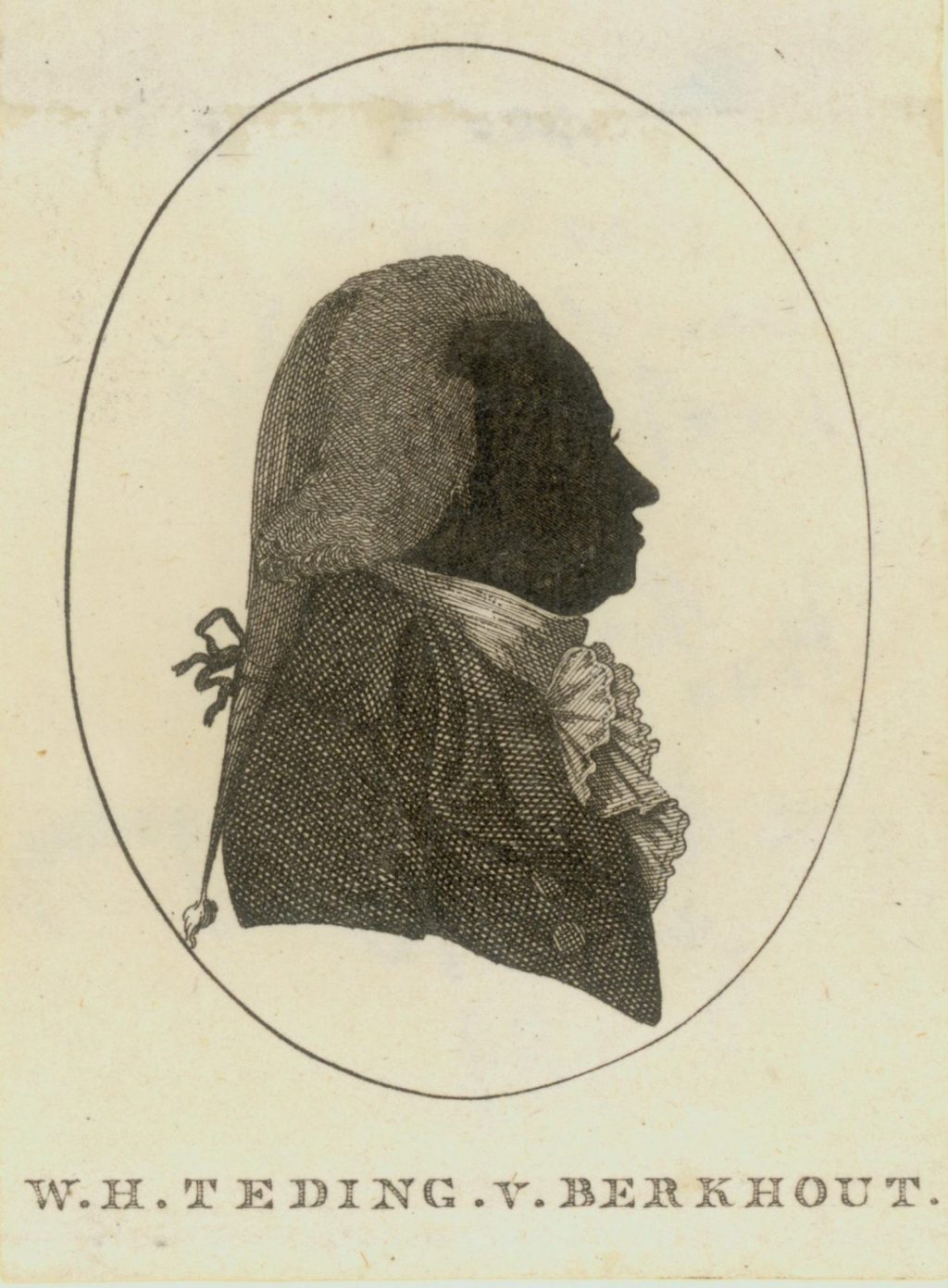 Silhouet van W.H. Teding van Berkhout, ca. 1809 (TMS 70250)